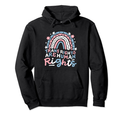 Transgender Pride Groovy Trans Rights Hoodie - Unique Graphic for Adults - T-Shirt, Sweatshirt, Hoodie