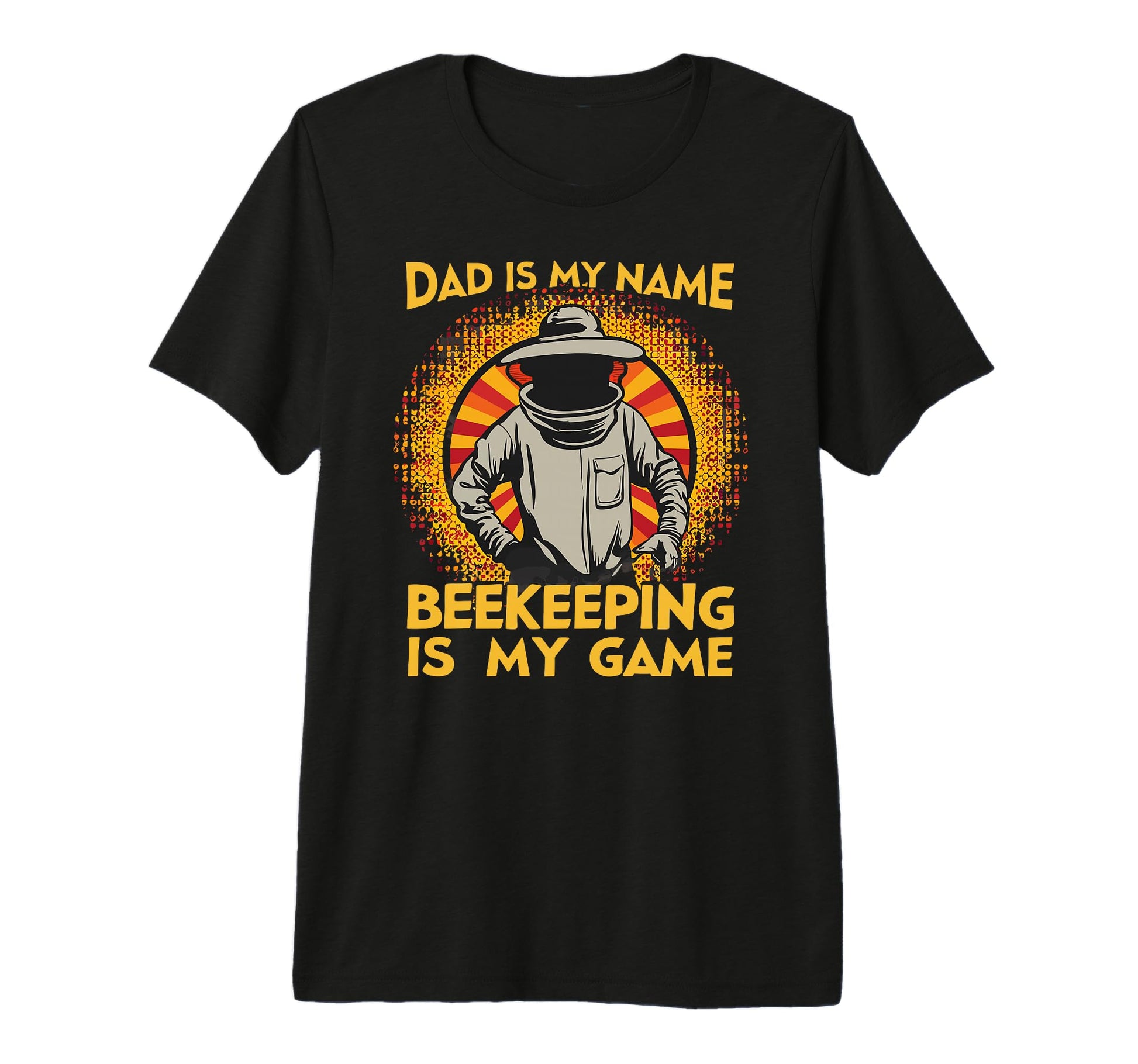 Dad Is My Name Beekeeping Is My Game T-Shirt - Minimalist Print for Adults - T-Shirt, Sweatshirt, Hoodie