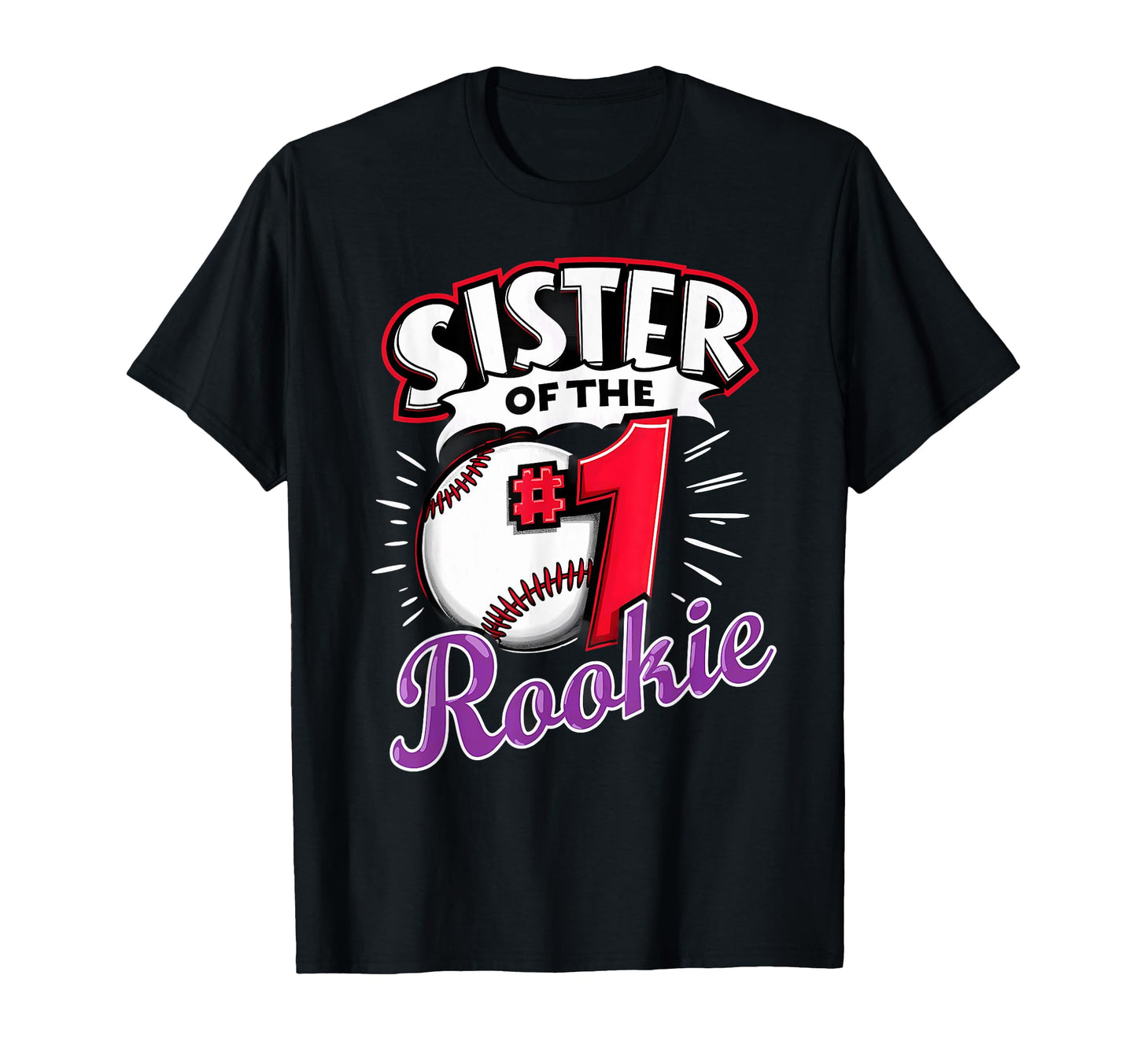 Aunt Rookie 1St Birthday Baseball T-Shirt - Novelty Apparel Unisex - T-Shirt, Sweatshirt, Hoodie