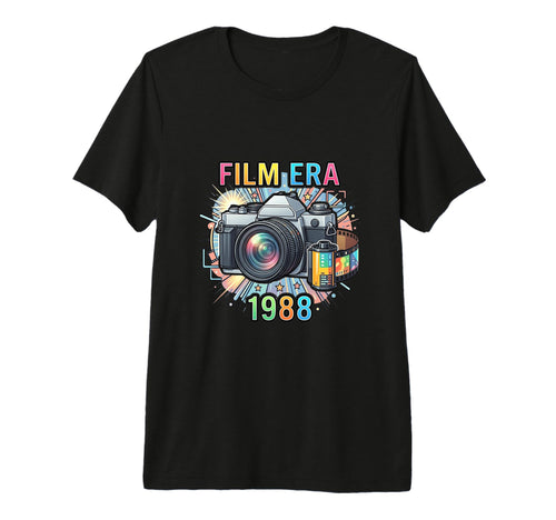 Film Photography Camera Enthusiast 1988 T-Shirt - Custom Art Print Unisex - T-Shirt, Sweatshirt, Hoodie