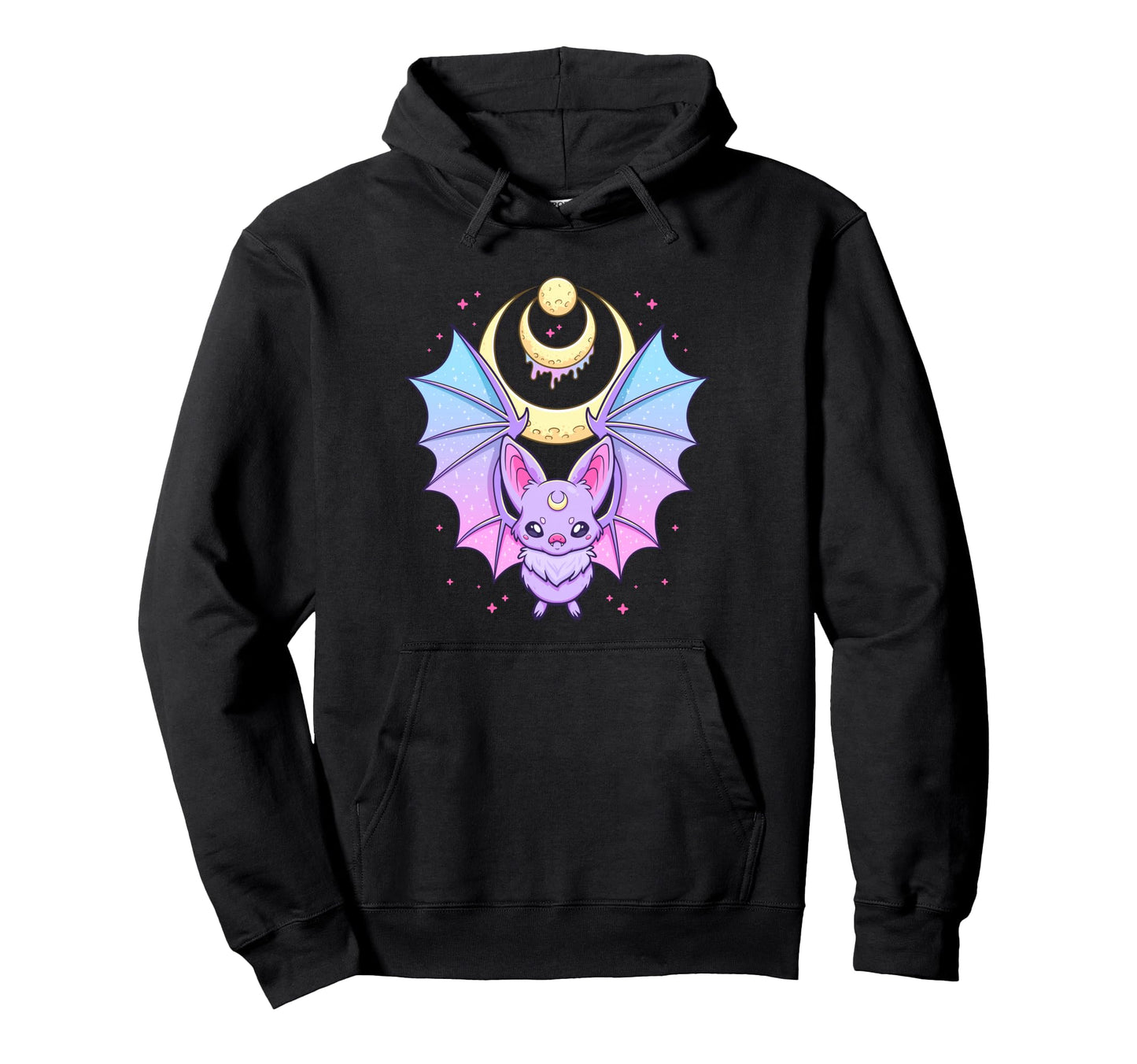 Kawaii Pastel Goth Sweet Scary Hoodie - Aesthetic Graphic for Adults - T-Shirt, Sweatshirt, Hoodie