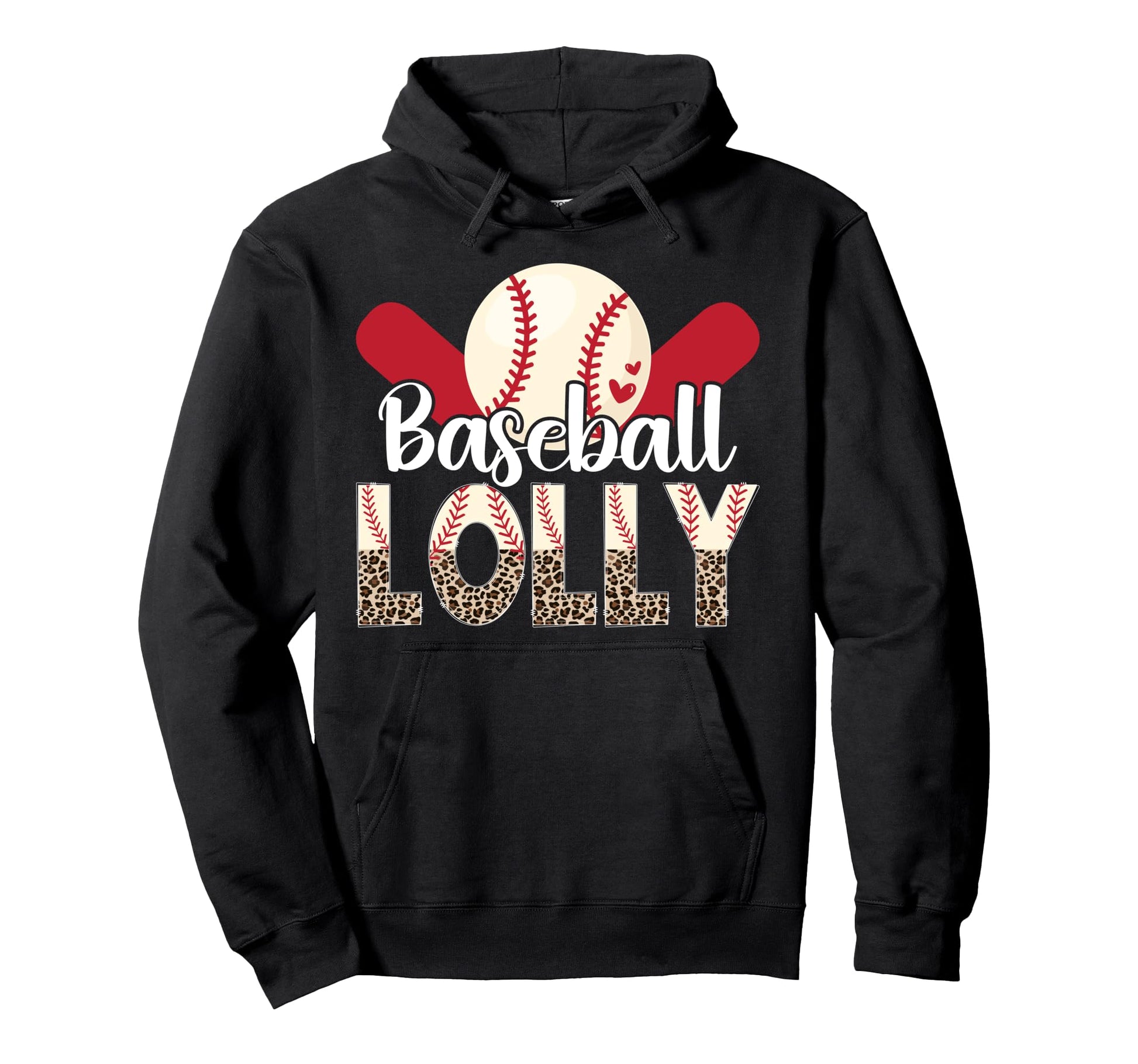 Baseball Lolly Leopard Lolly Baseball Hoodie - Streetwear Style Unisex - T-Shirt, Sweatshirt, Hoodie
