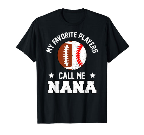My Favorites Football Baseball Players T-Shirt - Trendy Graphic for Adults - T-Shirt, Sweatshirt, Hoodie