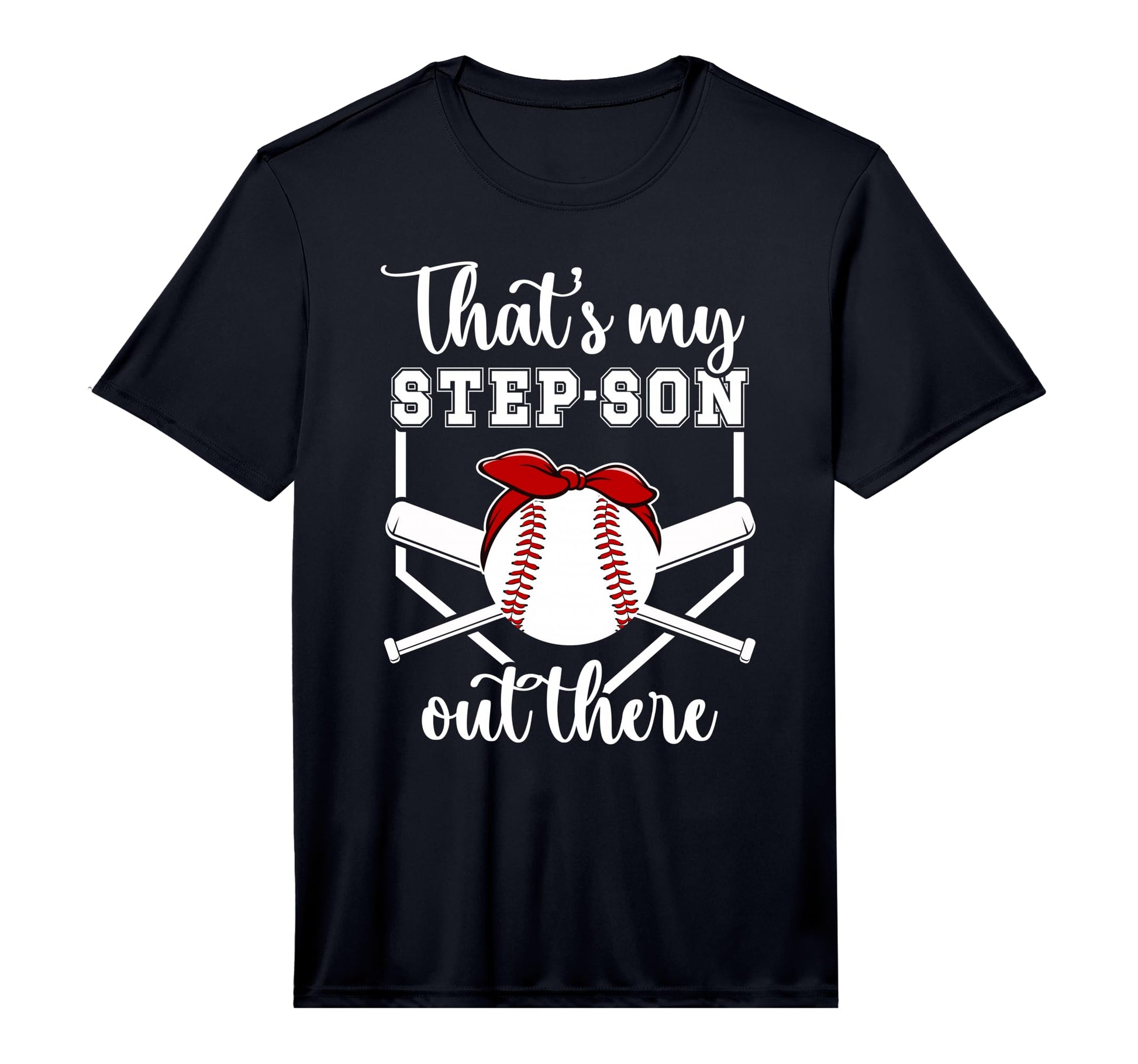 Mens My Step Son Baseball Stepmom T-Shirt - Streetwear Style Men Women - T-Shirt, Sweatshirt, Hoodie