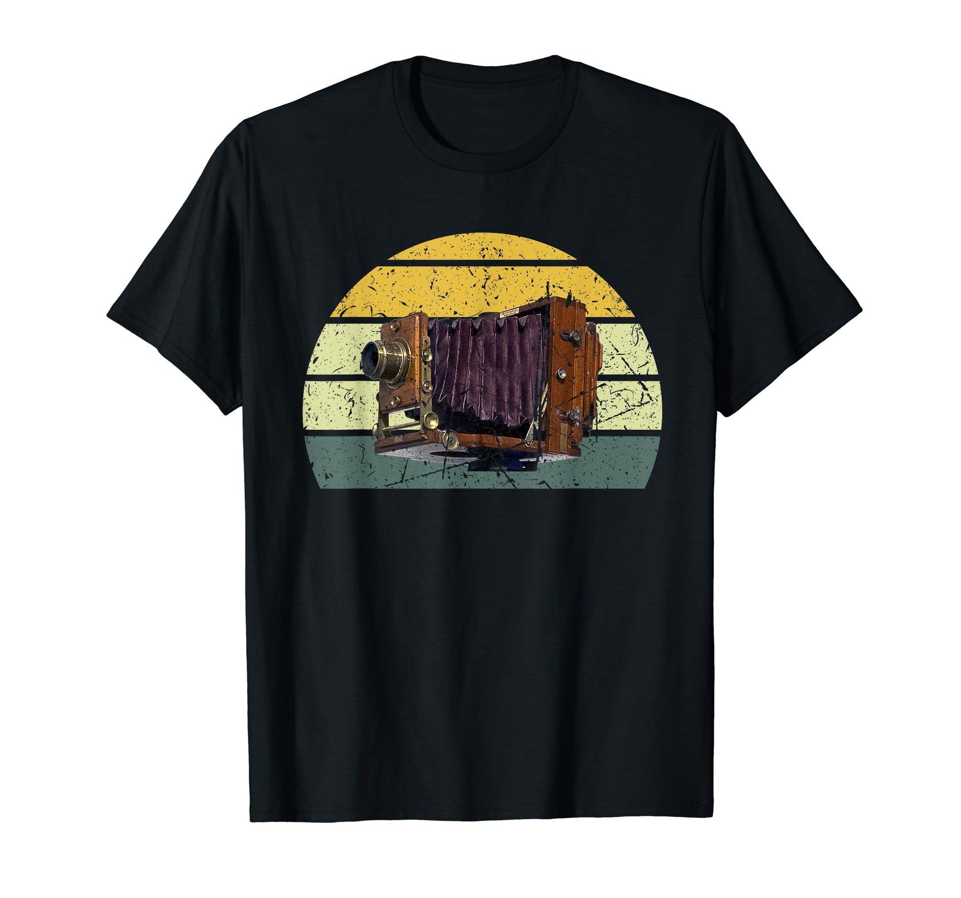 Camera Obscura Old Camera Photographer T-Shirt - Trendy Graphic Unisex - T-Shirt, Sweatshirt, Hoodie