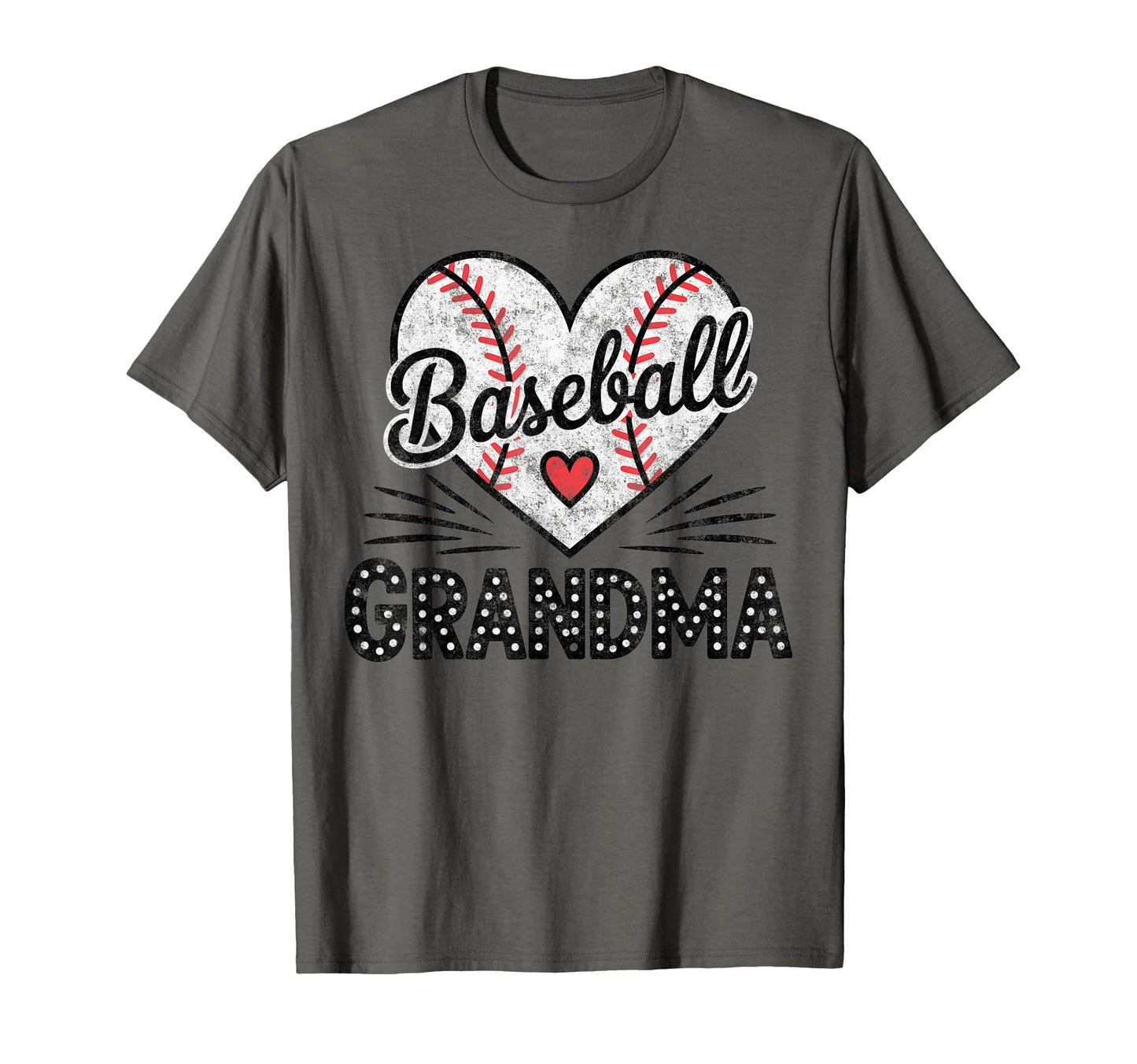 Baseball Nana Grandma Player Fan Baseball T-Shirt - Graphic Print Unisex - T-Shirt, Sweatshirt, Hoodie