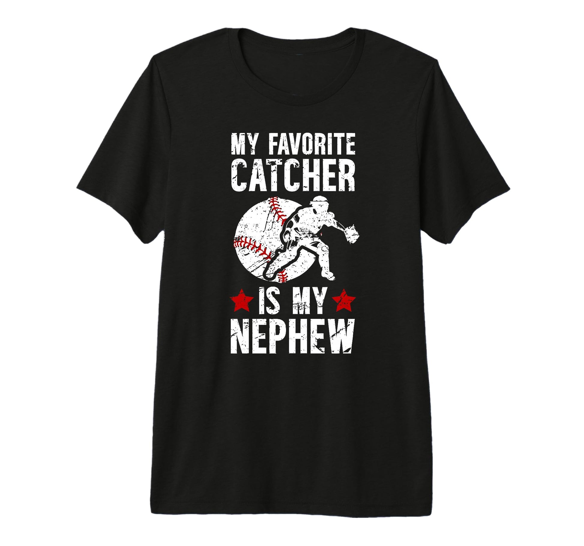 Baseball Catcher Aunt Proud Baseball T-Shirt - Casual Everyday Wear Unisex - T-Shirt, Sweatshirt, Hoodie