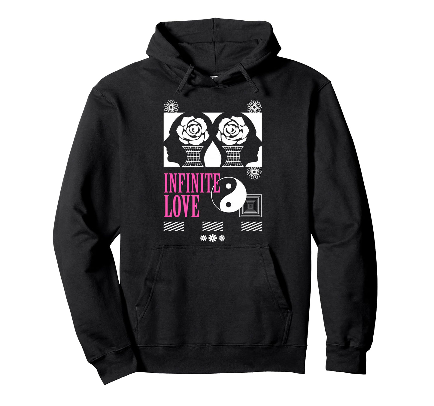 Infinity Love Aesthetic Edgy Streetwear Hoodie - Fun Novelty Design Unisex - T-Shirt, Sweatshirt, Hoodie