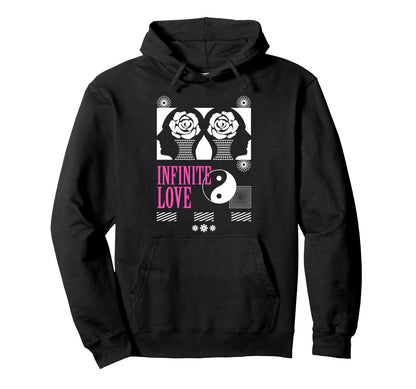 Infinity Love Aesthetic Edgy Streetwear Hoodie - Fun Novelty Design Unisex - T-Shirt, Sweatshirt, Hoodie