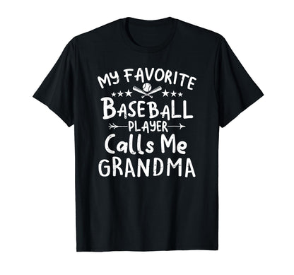 My Favorite Baseball Player Calls Me T-Shirt - Custom Art Print Unisex - T-Shirt, Sweatshirt, Hoodie
