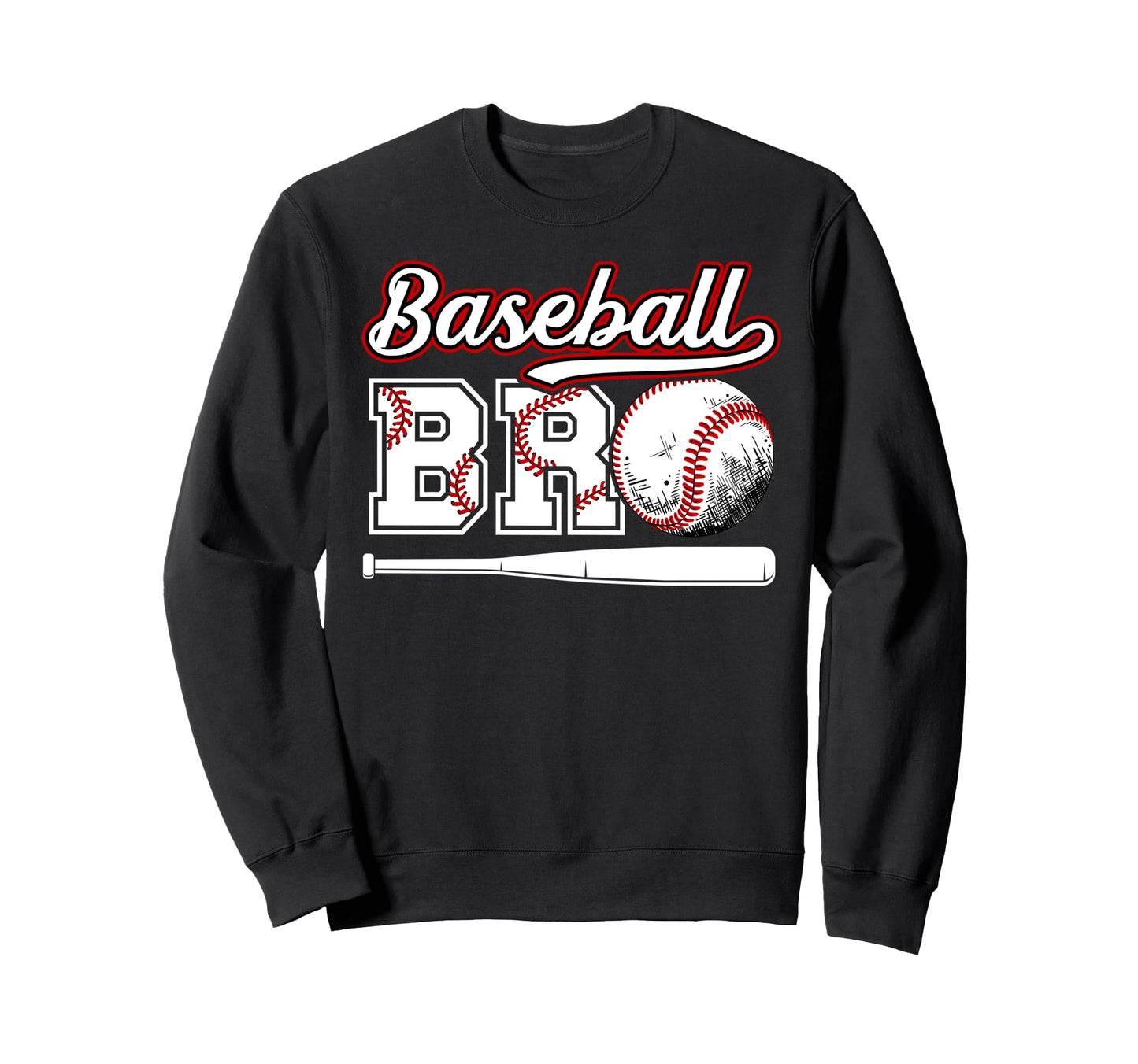 Baseball Bro Proud Baseball Sweatshirt - Casual Everyday Wear Unisex - T-Shirt, Sweatshirt, Hoodie
