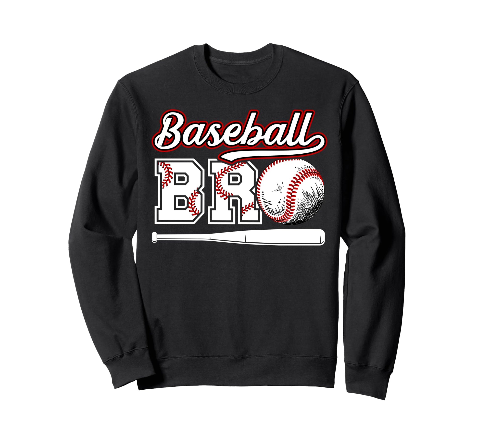 Baseball Bro Proud Baseball Sweatshirt - Casual Everyday Wear Unisex - T-Shirt, Sweatshirt, Hoodie