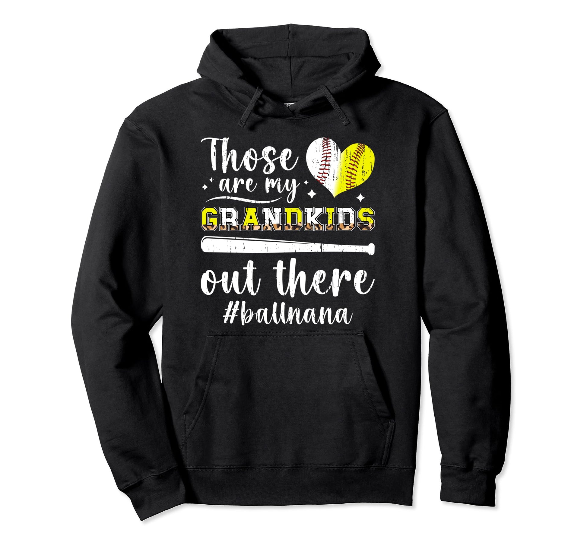 My Grandkids Ball Nana Baseball Hoodie - Streetwear Style Men Women - T-Shirt, Sweatshirt, Hoodie