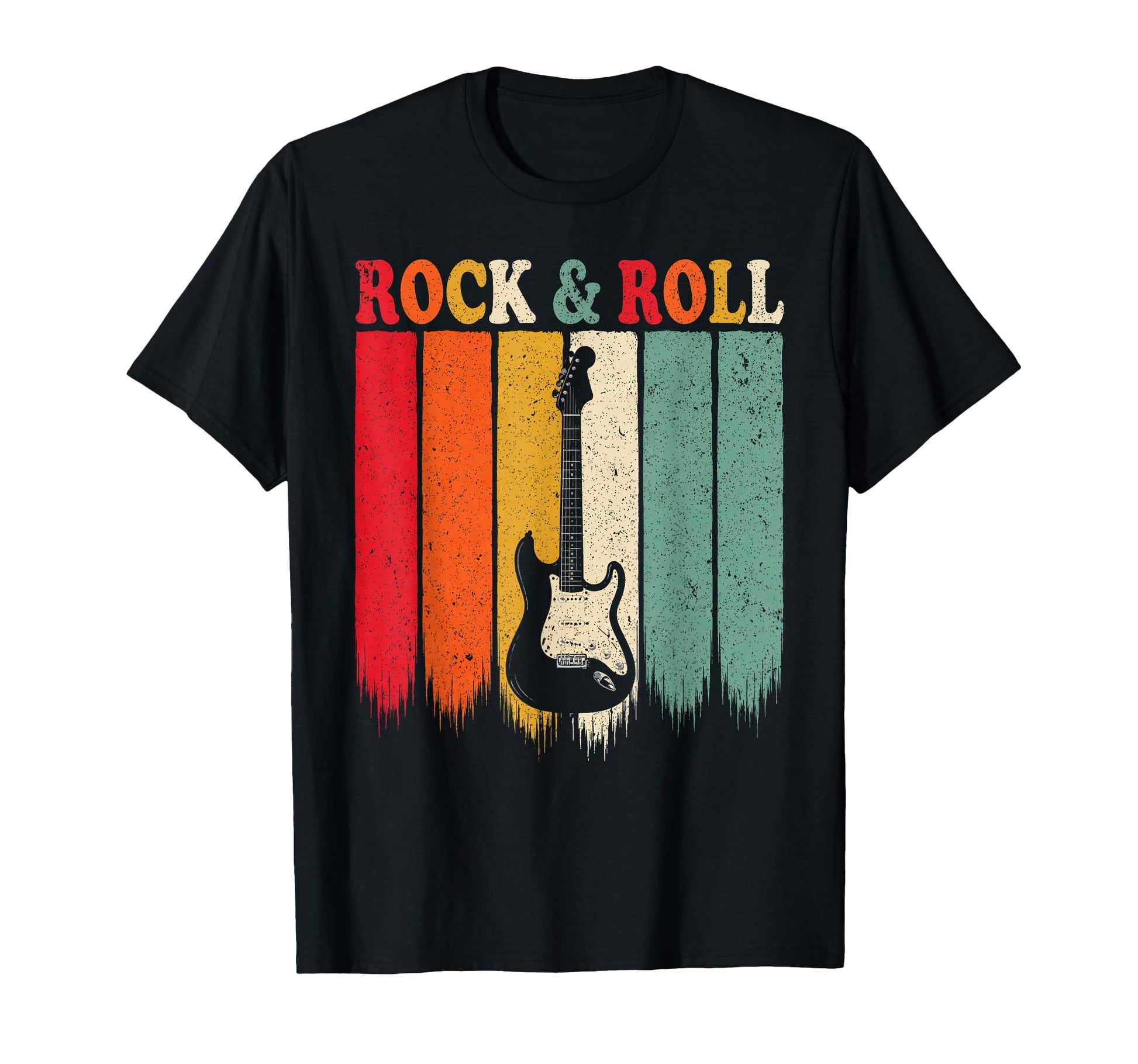 Rock And Roll Electric Guitar Rock T-Shirt - Aesthetic Graphic Men Women - T-Shirt, Sweatshirt, Hoodie