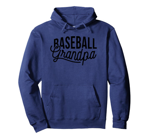 Baseball Grandpa Funny Baseball Sports Hoodie - Minimalist Print for Adults - T-Shirt, Sweatshirt, Hoodie