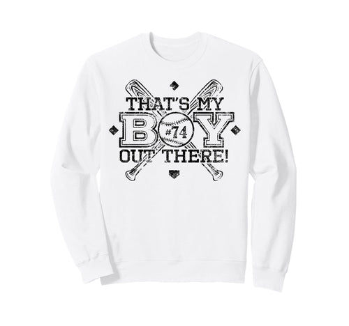 Baseball Mom Dad Thats My Proud Parent Sweatshirt - Novelty Apparel Unisex - T-Shirt, Sweatshirt, Hoodie