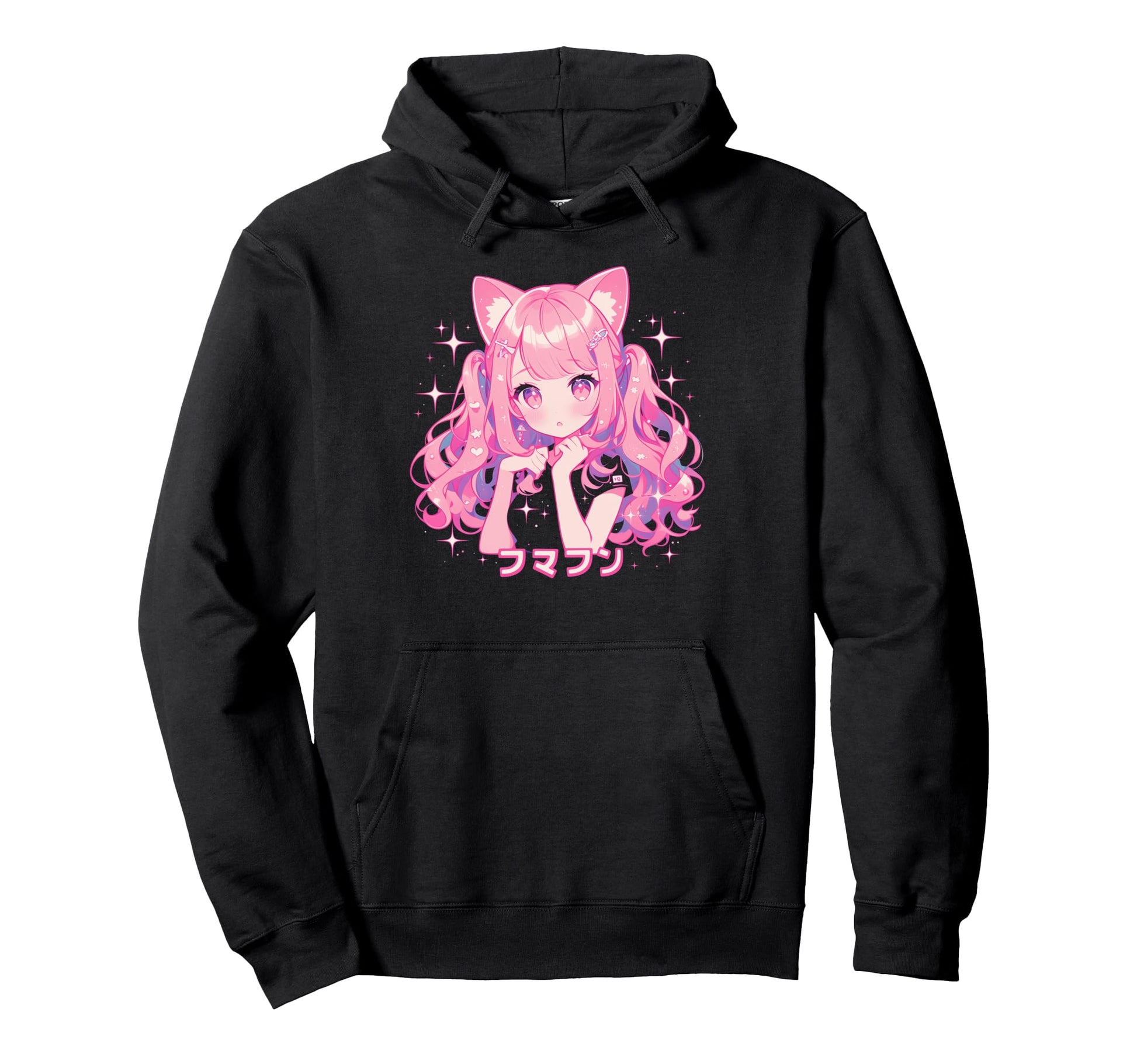 Goth Grunge Demon Anime Waifu Horror Hoodie - Trendy Graphic for Adults - T-Shirt, Sweatshirt, Hoodie