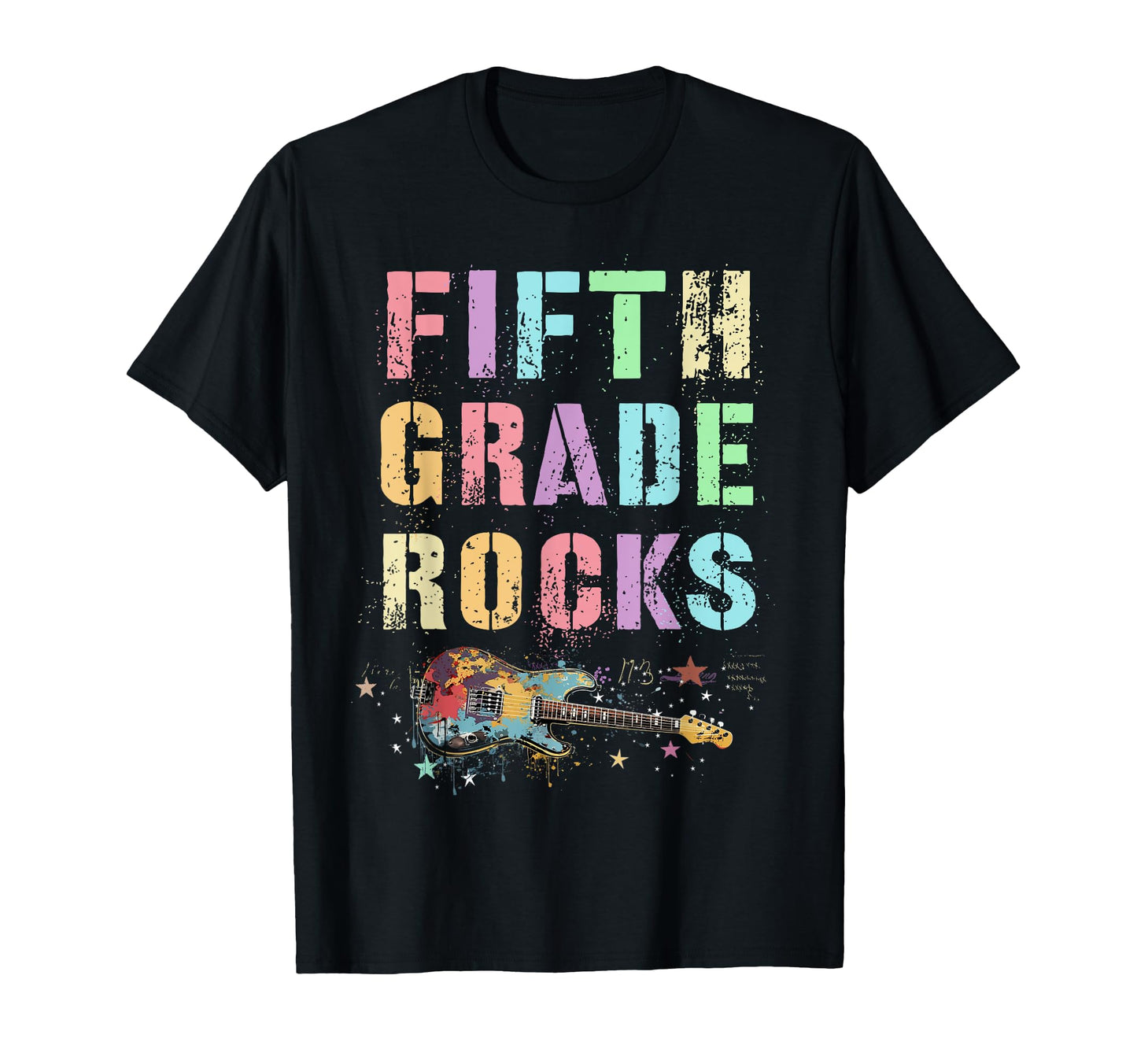 Fifth Grade Rocks Teacher My 5Th Gr T-Shirt - Novelty Apparel for Adults - T-Shirt, Sweatshirt, Hoodie