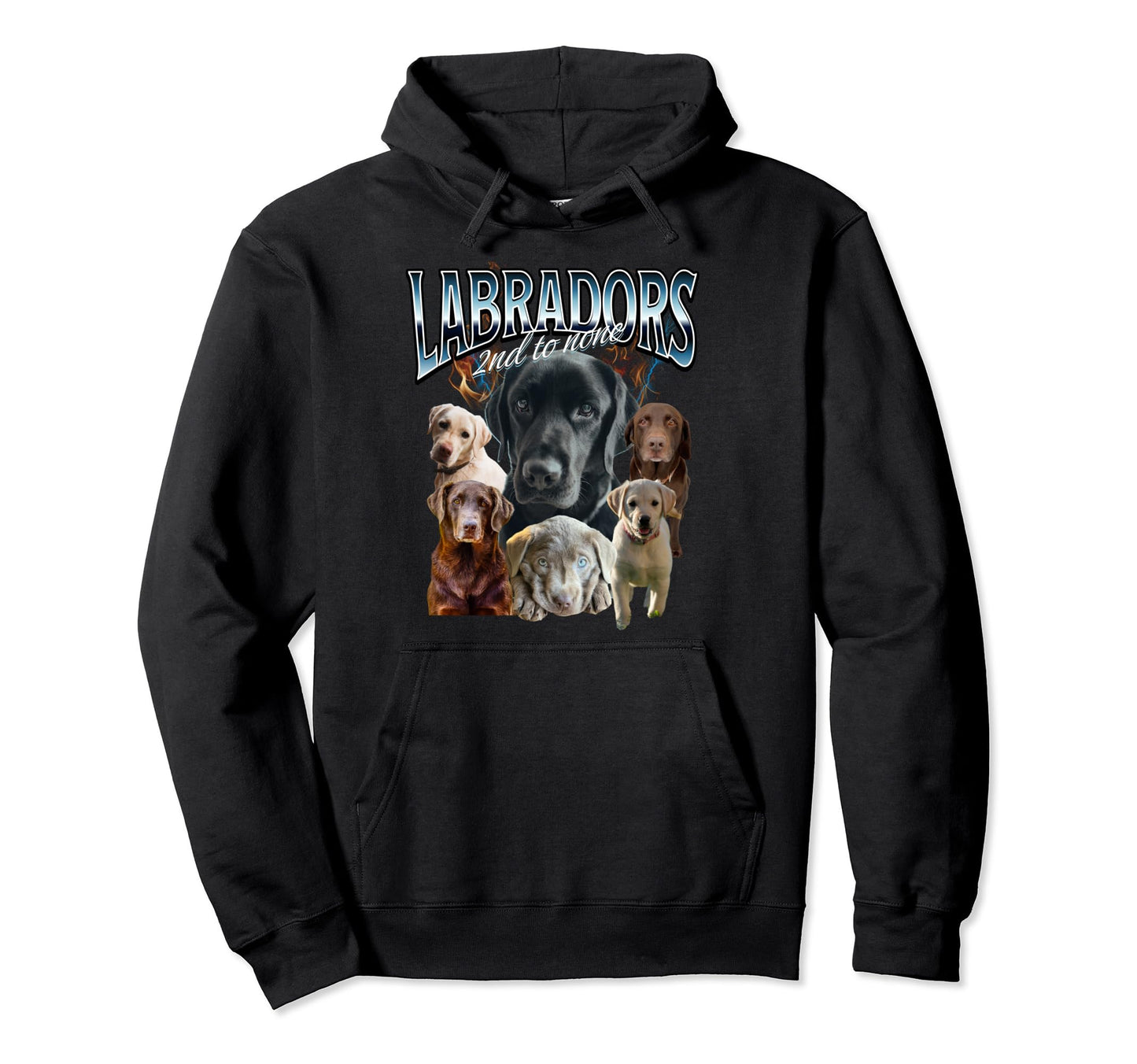 Dog Lovers Labrador Retriever 90S Hoodie - Custom Art Print Men Women - T-Shirt, Sweatshirt, Hoodie