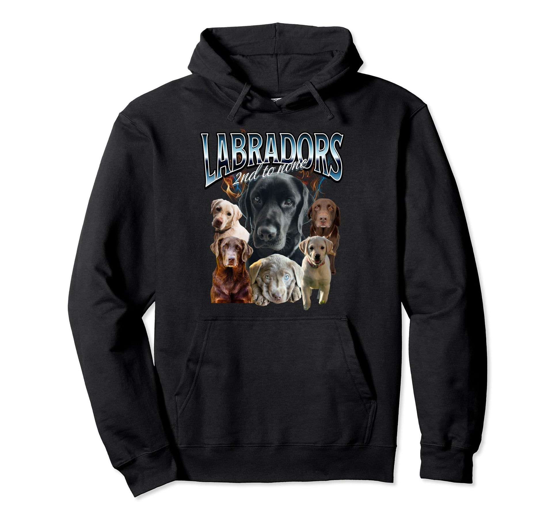 Dog Lovers Labrador Retriever 90S Hoodie - Custom Art Print Men Women - T-Shirt, Sweatshirt, Hoodie