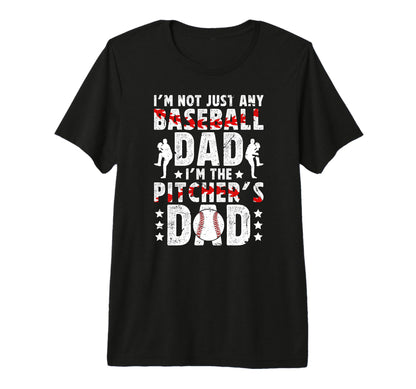 Mens Im Baseball Pitcher Dad Baseball T-Shirt - Trendy Graphic Men Women - T-Shirt, Sweatshirt, Hoodie