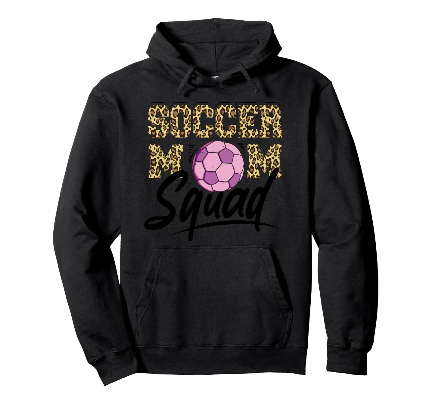 Soccer Mother Gameday Soccer Mom Squad Hoodie - Novelty Apparel for Adults - T-Shirt, Sweatshirt, Hoodie