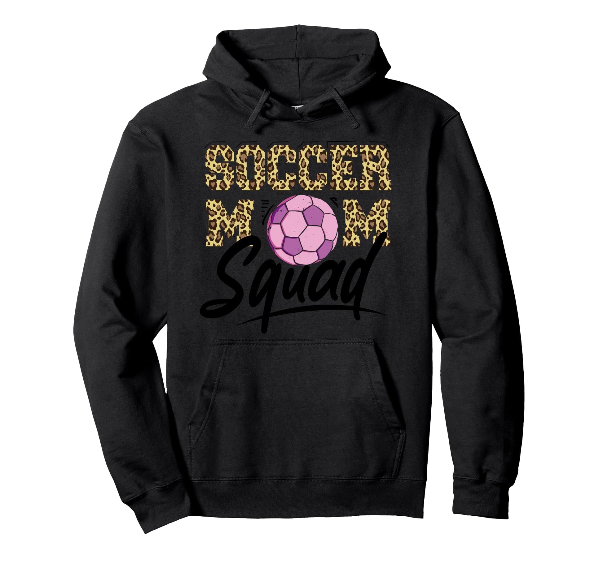 Soccer Mother Gameday Soccer Mom Squad Hoodie - Novelty Apparel for Adults - T-Shirt, Sweatshirt, Hoodie