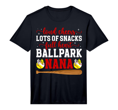 Mens Ballpark Nana Grandma Funny T-Shirt - Aesthetic Graphic Unisex - T-Shirt, Sweatshirt, Hoodie