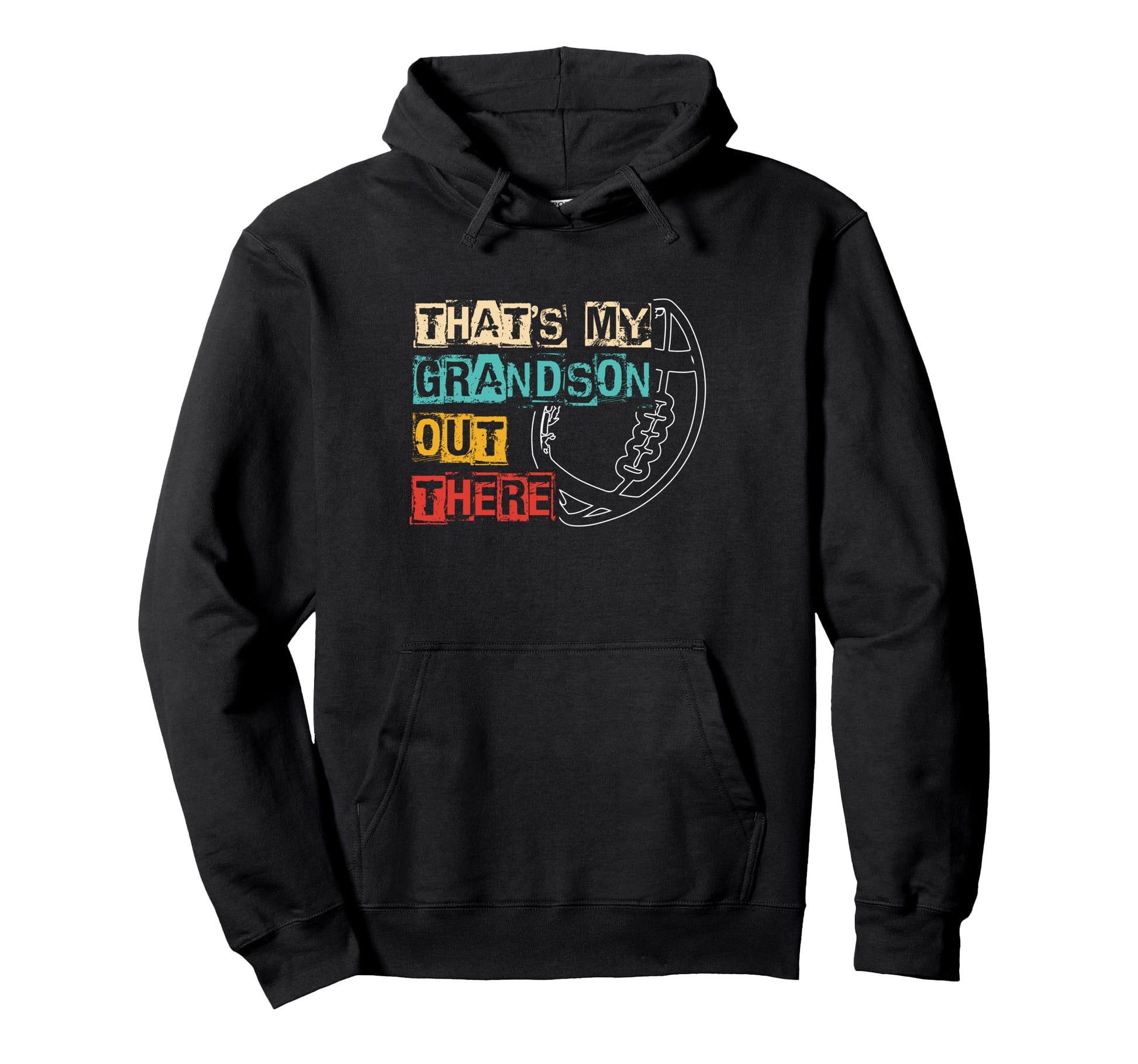 Thats My Grandson Out There Baseball Hoodie - Unique Graphic for Adults - T-Shirt, Sweatshirt, Hoodie