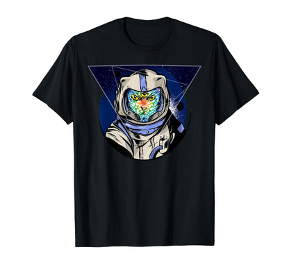 Vaporwave Aesthetic Astronaut Cat T-Shirt - Aesthetic Graphic for Adults - T-Shirt, Sweatshirt, Hoodie