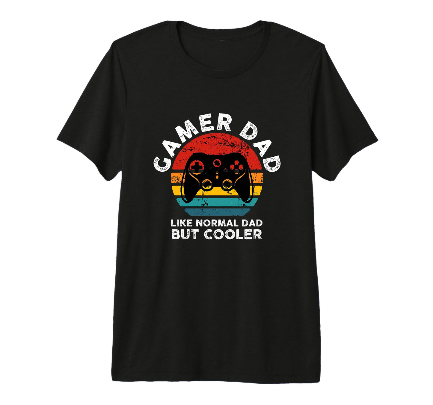Gamer Dad Like Normal Dad But Cooler T-Shirt - Aesthetic Graphic Men Women - T-Shirt, Sweatshirt, Hoodie