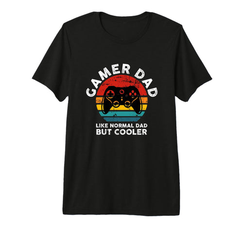 Gamer Dad Like Normal Dad But Cooler T-Shirt - Aesthetic Graphic Men Women - T-Shirt, Sweatshirt, Hoodie