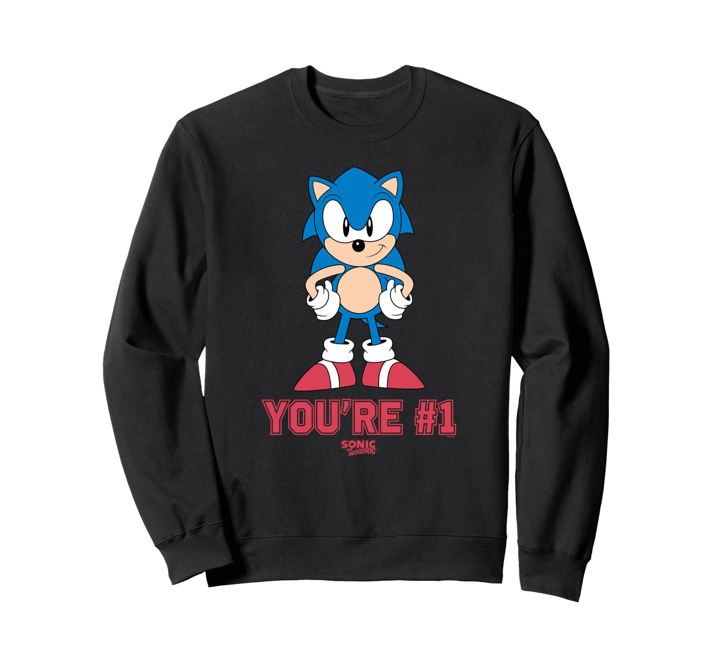 Sonic Hedgehog Fathers Day Youre 1 Sweatshirt - Unique Graphic Men Women - T-Shirt, Sweatshirt, Hoodie