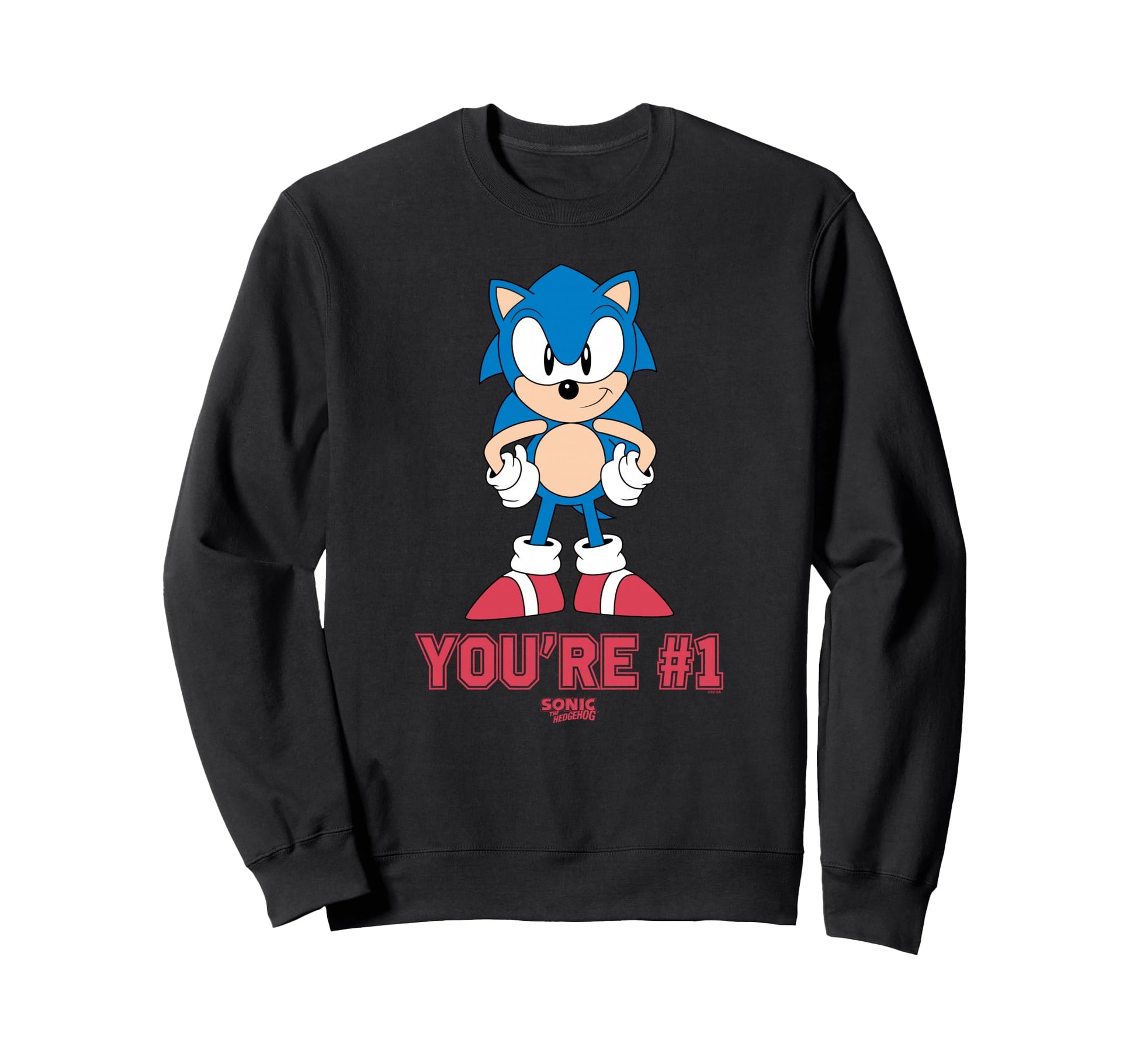 Sonic Hedgehog Fathers Day Youre 1 Sweatshirt - Unique Graphic Men Women - T-Shirt, Sweatshirt, Hoodie