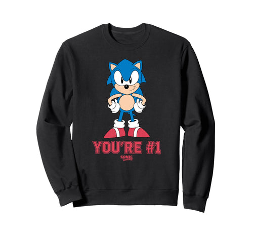 Sonic Hedgehog Fathers Day Youre 1 Sweatshirt - Unique Graphic Men Women - T-Shirt, Sweatshirt, Hoodie