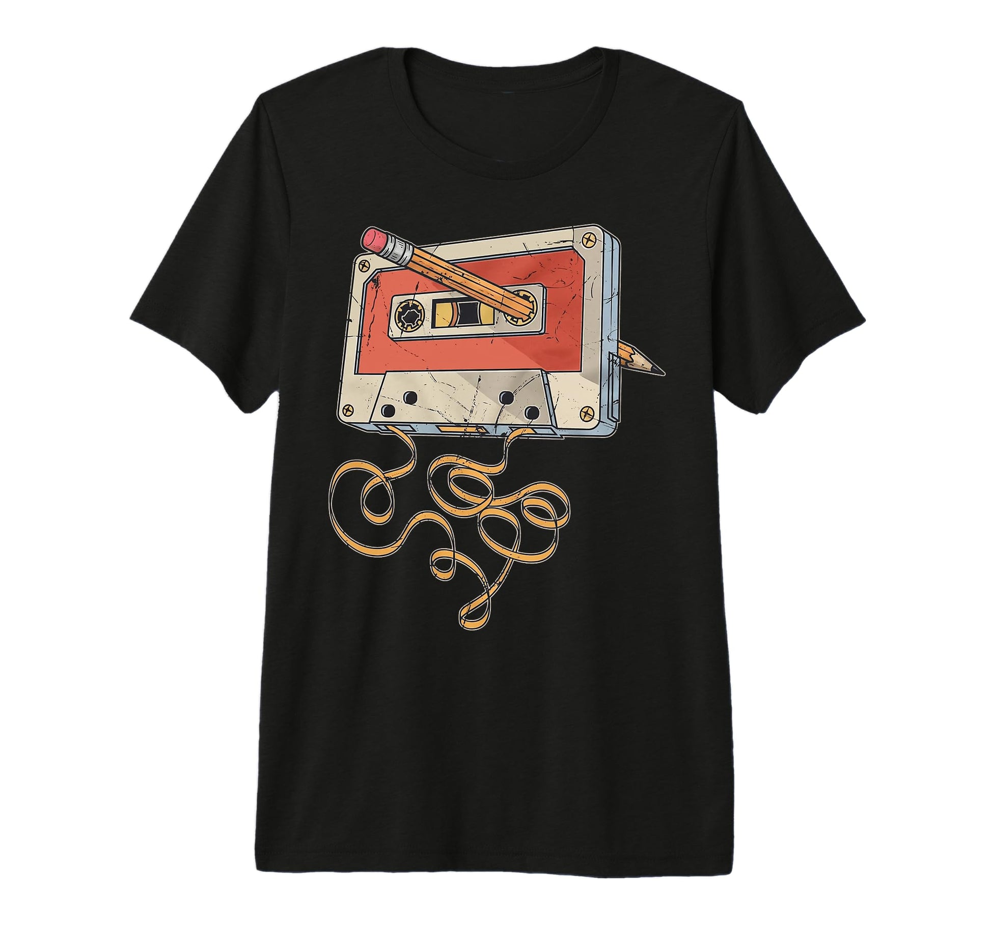 Cassette Tape 80S 90S Mixtape Music Art T-Shirt - Trendy Graphic Unisex - T-Shirt, Sweatshirt, Hoodie