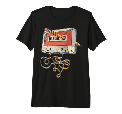 Cassette Tape 80S 90S Mixtape Music Art T-Shirt - Trendy Graphic Unisex - T-Shirt, Sweatshirt, Hoodie