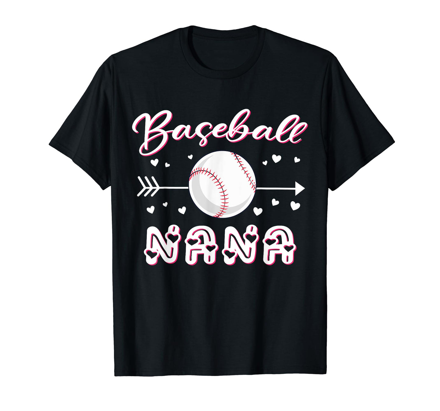 Baseball Nana Baseball Sport Lover T-Shirt - Graphic Print for Adults - T-Shirt, Sweatshirt, Hoodie