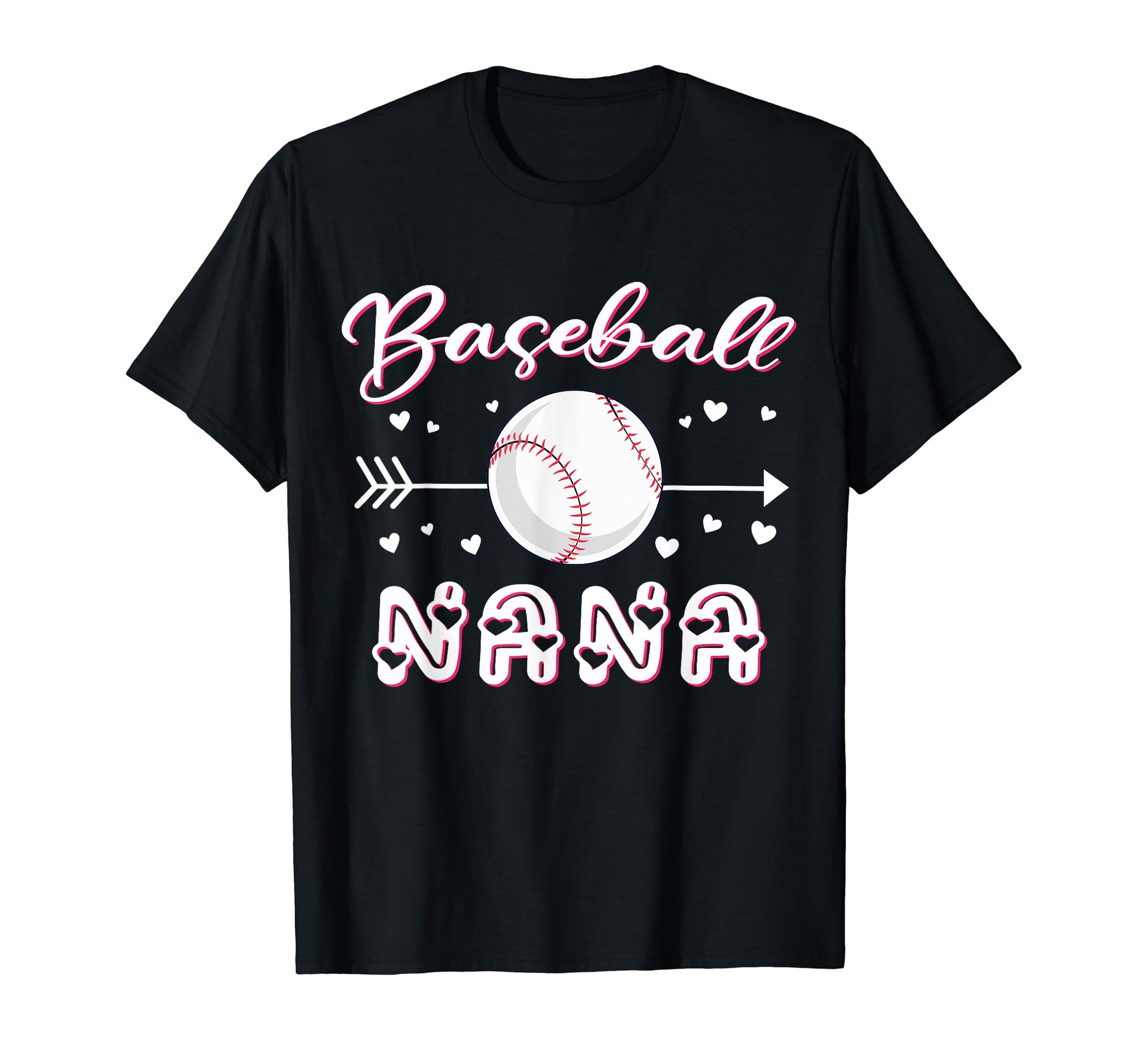 Baseball Nana Baseball Sport Lover T-Shirt - Graphic Print for Adults - T-Shirt, Sweatshirt, Hoodie