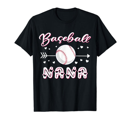 Baseball Nana Baseball Sport Lover T-Shirt - Graphic Print for Adults - T-Shirt, Sweatshirt, Hoodie
