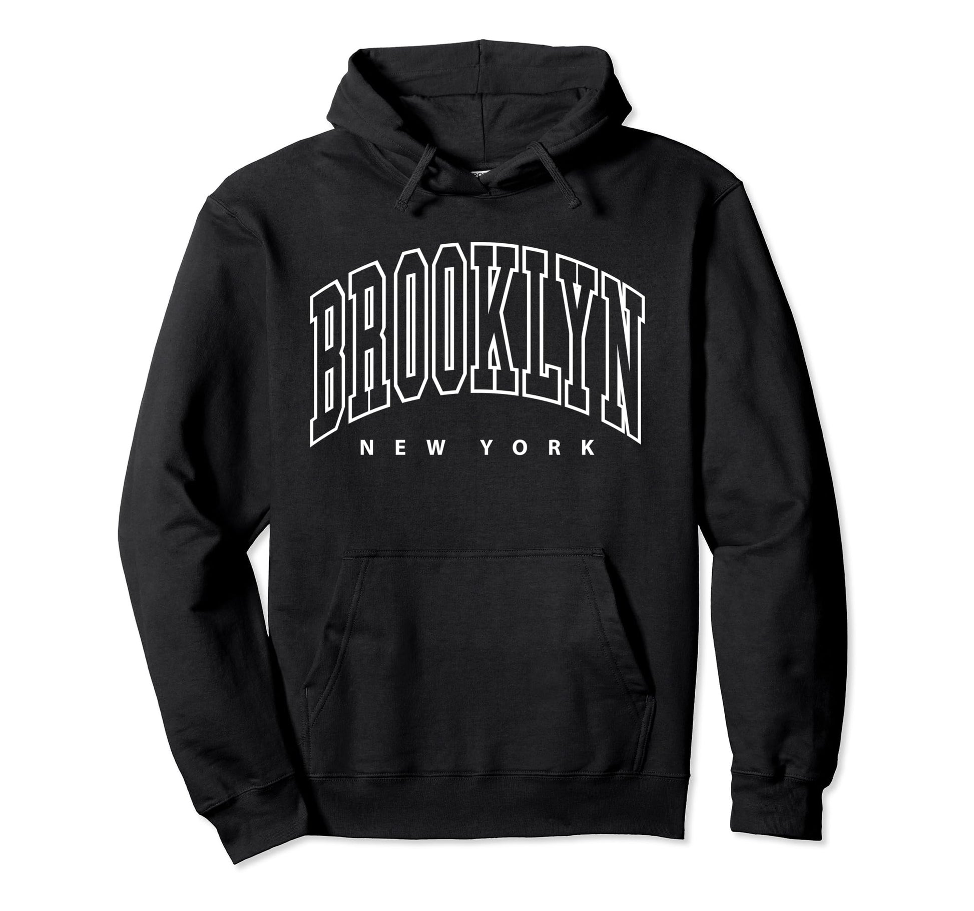 Brooklyn New York Nyc Varsity Hoodie - Custom Art Print Men Women - T-Shirt, Sweatshirt, Hoodie