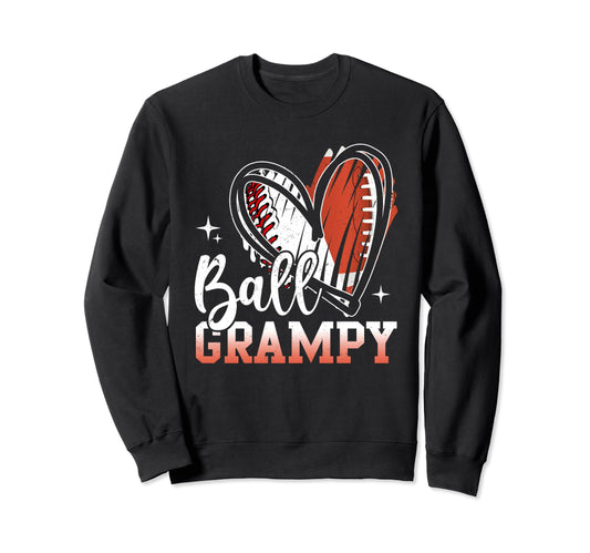 Ball Grampy Baseball Football Sweatshirt - Streetwear Style for Adults - T-Shirt, Sweatshirt, Hoodie