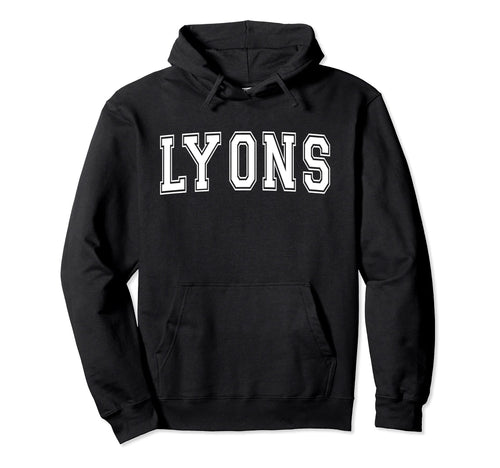 Lyons Il Illinois Usa Sports Varsity Hoodie - Minimalist Print Men Women - T-Shirt, Sweatshirt, Hoodie