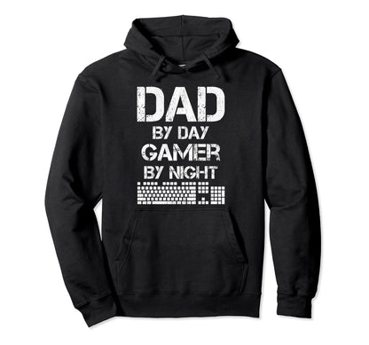 Dad Day Gamer Night Pc Gaming Dad Hoodie - Aesthetic Graphic for Adults - T-Shirt, Sweatshirt, Hoodie