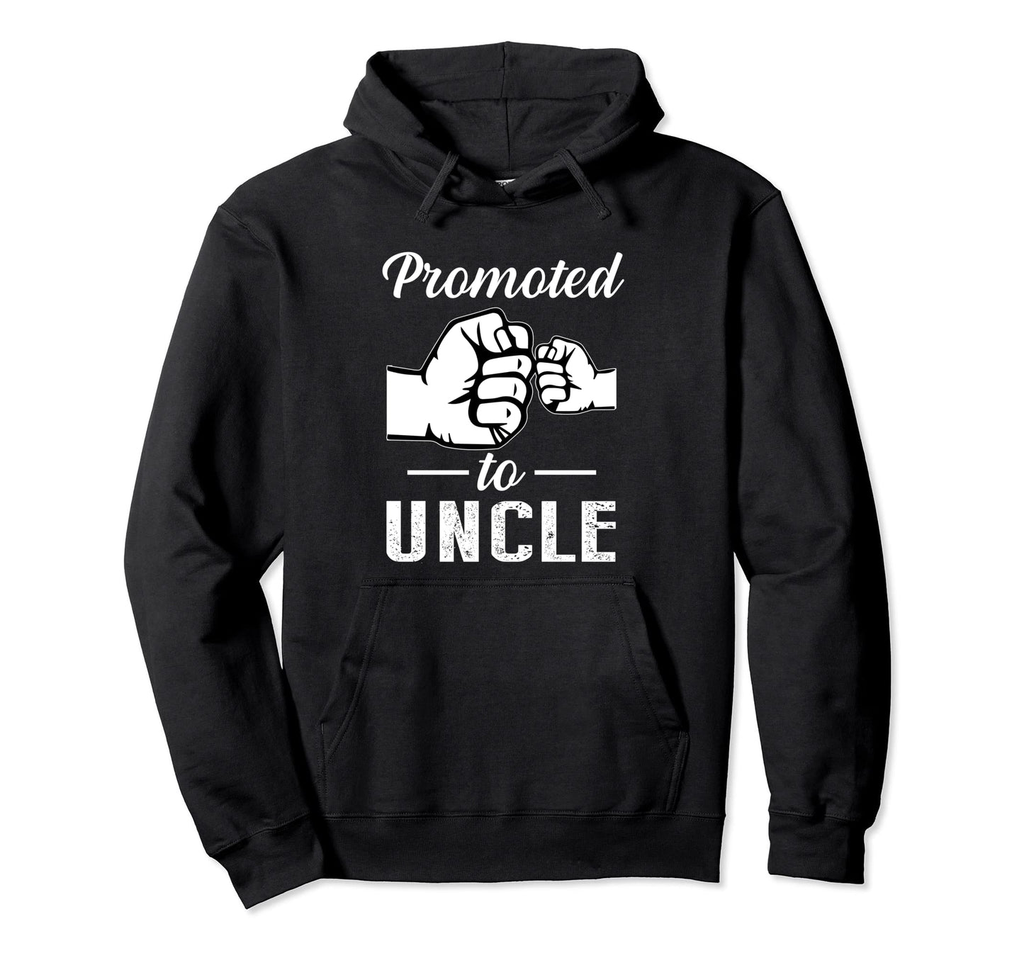 Promoted To Uncle Hands New Uncle Pregnancy Hoodie - Graphic Print Unisex - T-Shirt, Sweatshirt, Hoodie