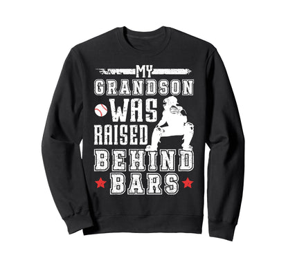 Baseball Catcher Grandpa Funny Sweatshirt - Casual Everyday Wear Unisex - T-Shirt, Sweatshirt, Hoodie