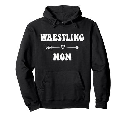 Wrestling Mom Wrestler Stylish Sports Mom Hoodie - Streetwear Style Unisex - T-Shirt, Sweatshirt, Hoodie