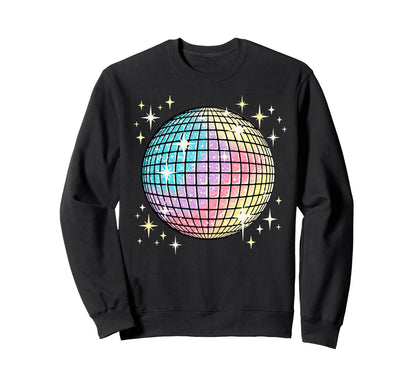 Rainbow Disco Party Ball Sweatshirt - Novelty Apparel Unisex - T-Shirt, Sweatshirt, Hoodie