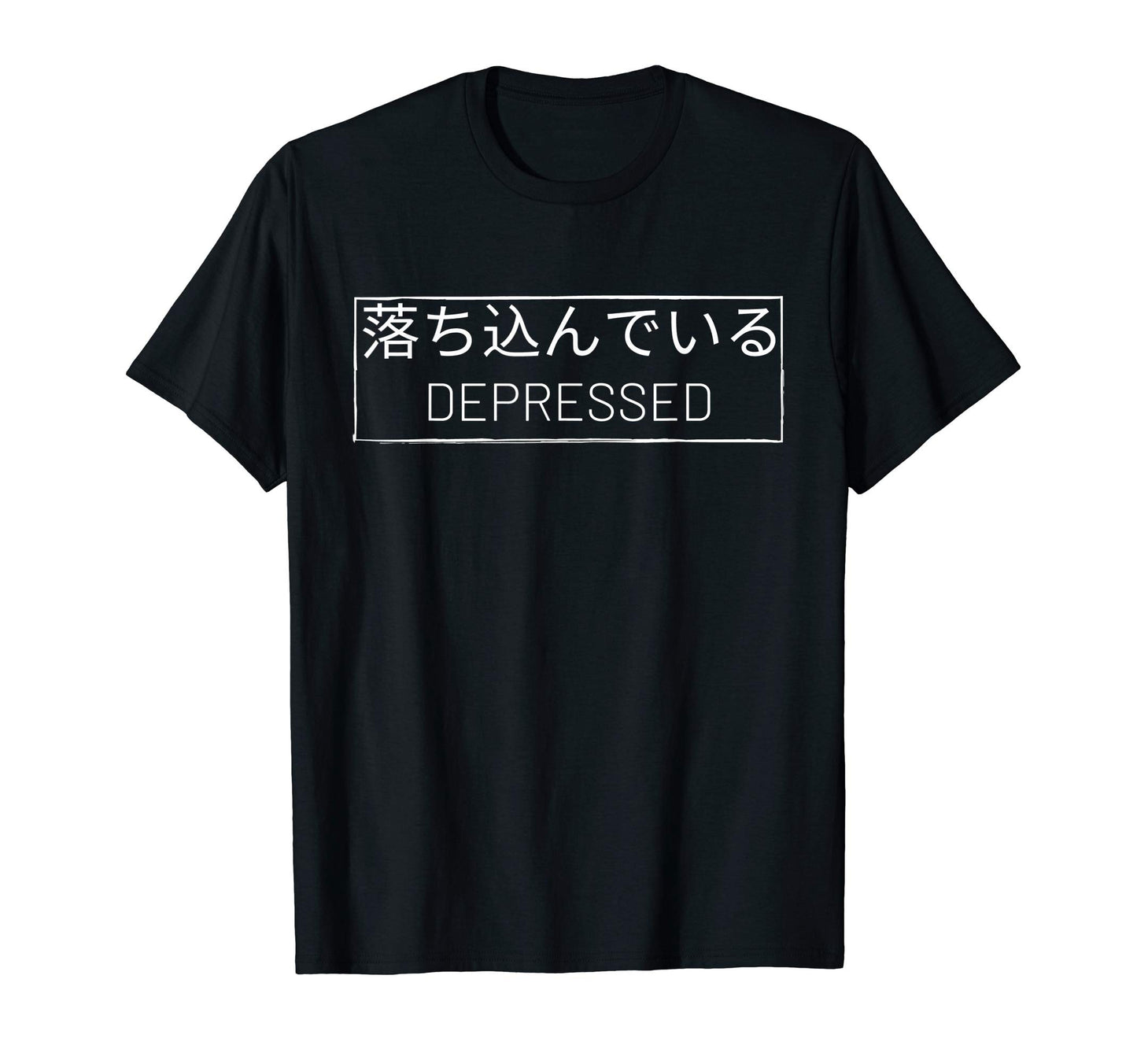 Japanese Aesthetics Depressed Anime T-Shirt - Graphic Print Men Women - T-Shirt, Sweatshirt, Hoodie