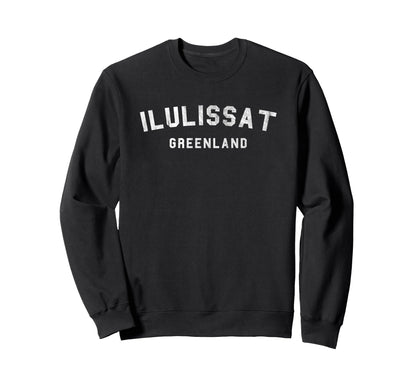 Varsity Ilulissat Greenland Sweatshirt - Fun Novelty Design for Adults - T-Shirt, Sweatshirt, Hoodie